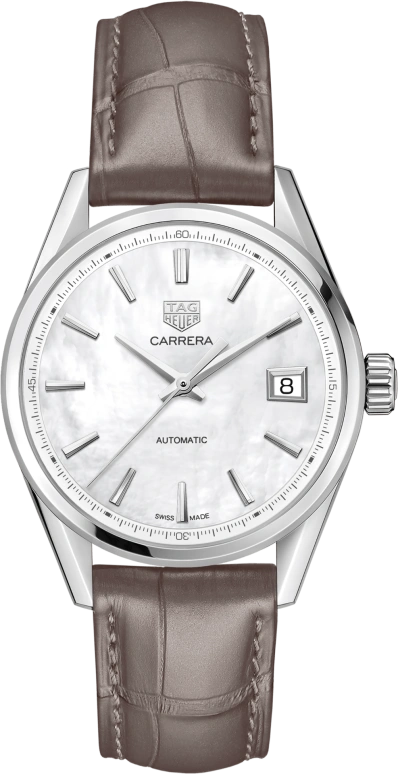 TAG Heuer,Carrera 36mm,36mm,Stainless Steel,White,Automatic,42hours,In-house Caliber,WBK2311,WBK2311.FC8258