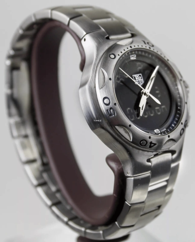 TAG Heuer,Kirium 39mm,39mm,Stainless Steel,Black,Quartz,Chronograph,Month,Date,Day,Sapphire,Round,CL111A,CL111A.BA0700