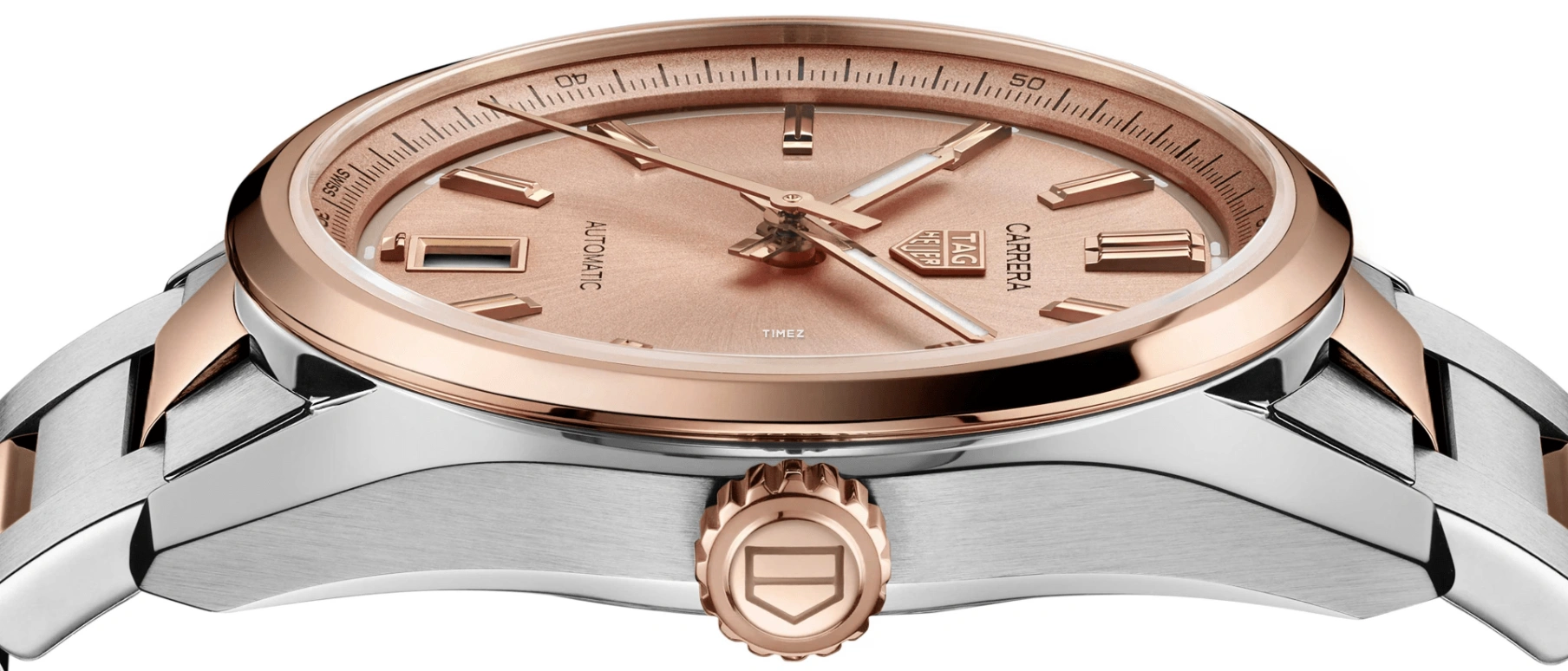 TAG Heuer,Carrera 36mm,36mm,Stainless Steel,Pink,Automatic,Day,46hours,WBN2350,WBN2350.BD0000