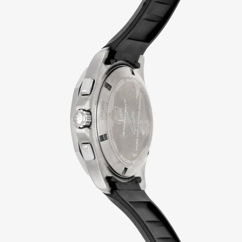 TAG Heuer,Aquaracer 41mm,41mm,Stainless Steel,Grey,Black,Quartz,Chronograph,In-house Caliber,CAF7113,CAF7113.FT8010