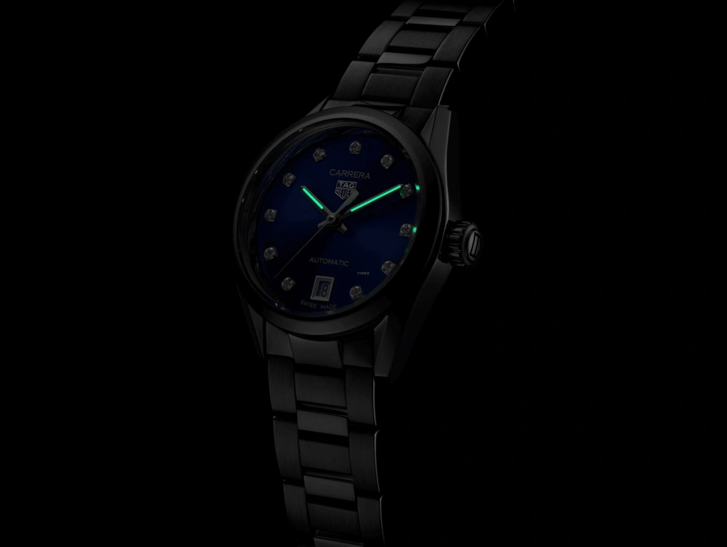 TAG Heuer,Carrera 29mm,29mm,Stainless Steel,Blue,Automatic,Date,40hours,WBN2413,WBN2413.BA0621