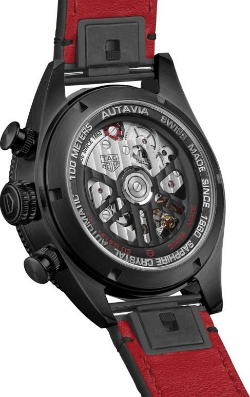 TAG Heuer,Autavia 42mm,42mm,Ceramic,Stainless Steel,Black,Automatic,Chronograph,Date,Column Wheel,CBE511C,CBE511C.FC8280