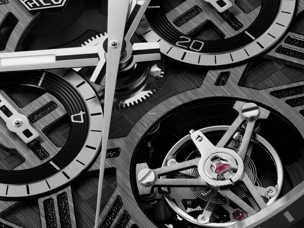 TAG Heuer,Carrera 44mm,44mm,Titanium,Skeleton,Grey,Automatic,Chronograph,Tourbillon,CBU5080,CBU5080.FT6272