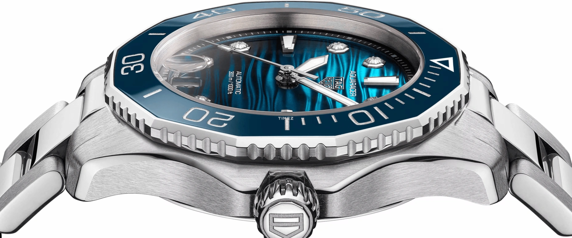 TAG Heuer,Aquaracer 36mm,36mm,Stainless Steel,Ceramic,Blue,Automatic,Day,42hours,WBP231N,WBP231N.BA0618