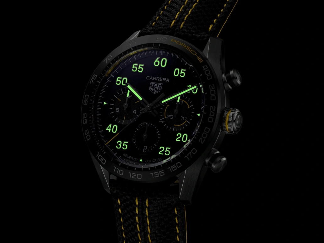 TAG Heuer,Carrera 44mm,44mm,Ceramic,Stainless Steel,Black,Automatic,Chronograph,Date,Column Wheel,CBN2A1H,CBN2A1H.FC6512