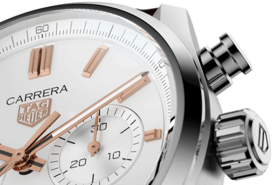 TAG Heuer,Carrera 42mm,42mm,Stainless Steel,Silver,Automatic,Chronograph,Date,Column Wheel,CBN2013,CBN2013.FC6483