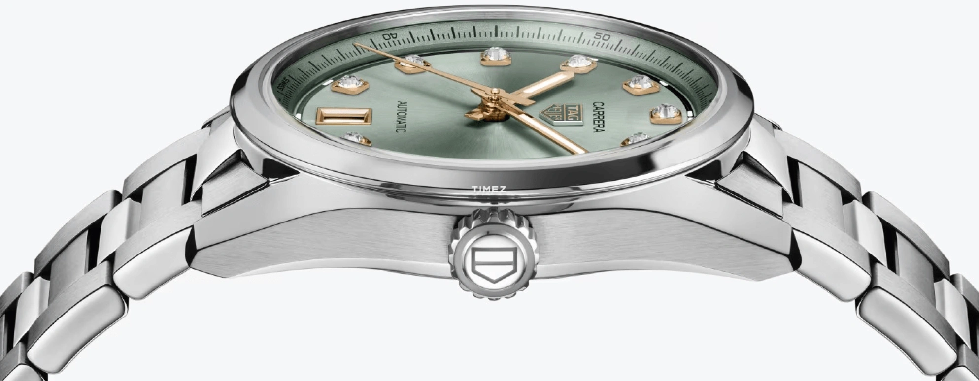 TAG Heuer,Carrera 36mm,36mm,Stainless Steel,Green,Automatic,Day,46hours,WBN2317,WBN2317.BA0001