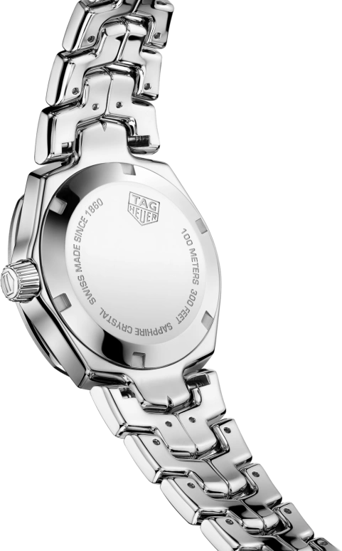 TAG Heuer,Link 32mm,32mm,Stainless Steel,Beige,Quartz,Date,Sapphire,WBC131E,WBC131E.BA0649