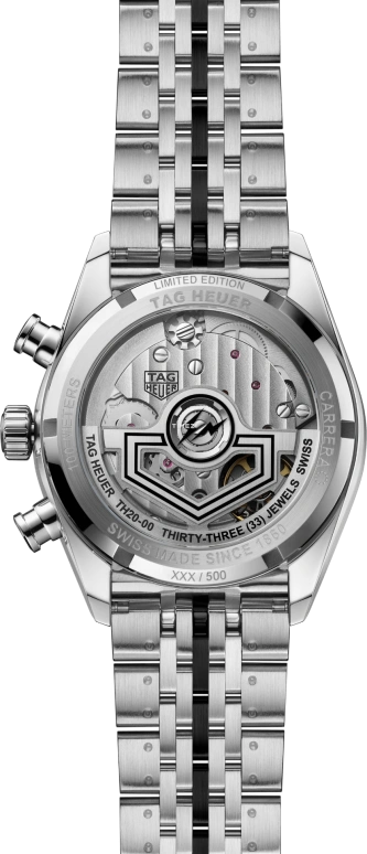 TAG Heuer,Carrera 39mm,39mm,Stainless Steel,Black,Automatic,Chronograph,Day,CBS221B,CBS221B.BA0045