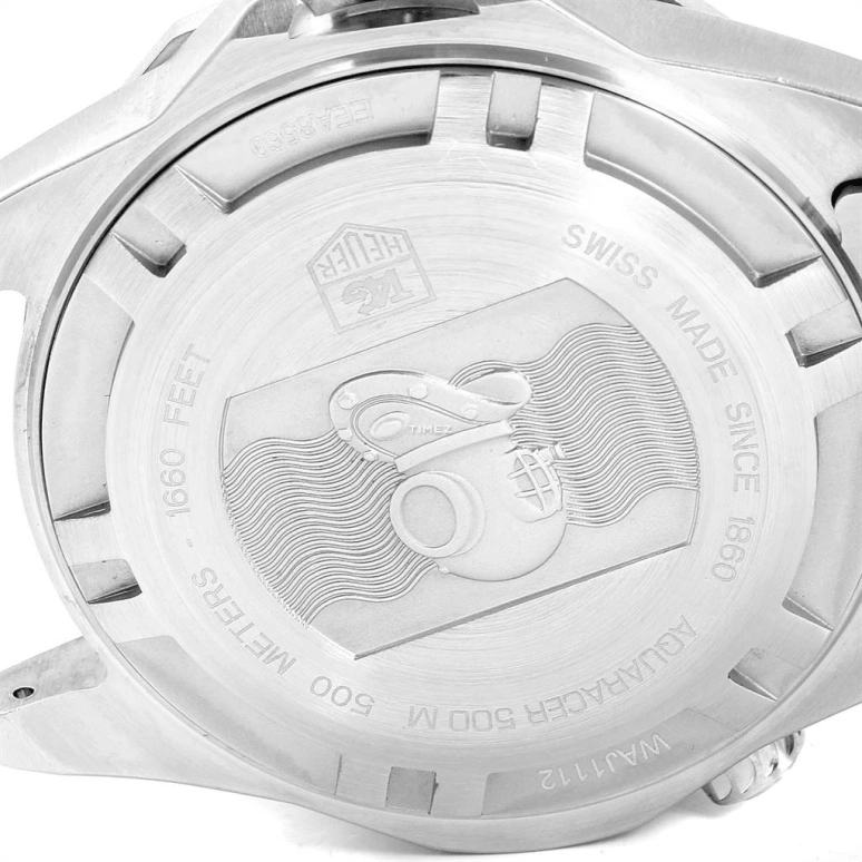 TAG Heuer,Aquaracer 43mm,43mm,Stainless Steel,Blue,Quartz,Day,Sapphire,Crystal Glass,WAJ1112,WAJ1112.BA0871