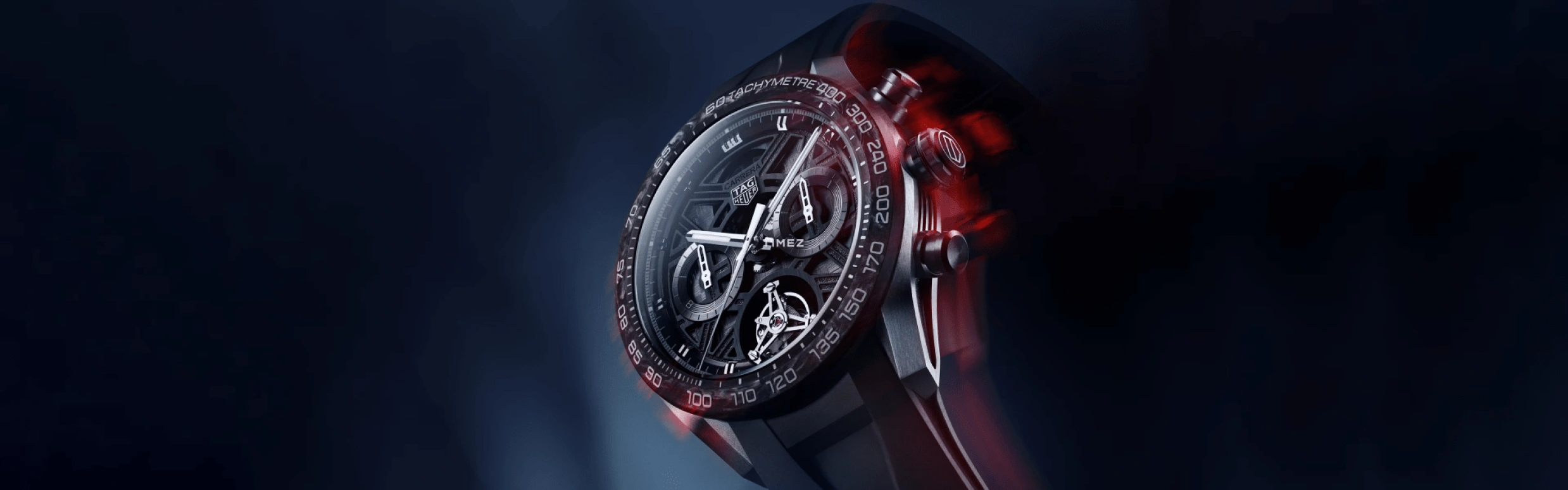 TAG Heuer,Carrera 44mm,44mm,Titanium,Skeleton,Grey,Automatic,Chronograph,Tourbillon,CBU5080,CBU5080.FT6272