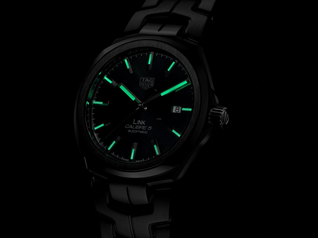 TAG Heuer,Link 41mm,41mm,Stainless Steel,Blue,Automatic,Chronograph,Date,WBC2112,WBC2112.BA0603