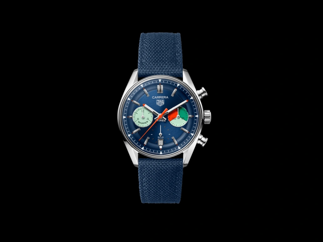 TAG Heuer,Carrera 39mm,39mm,Stainless Steel,Blue,Automatic,Regatta Timer,Day,CBS2213,CBS2213.FN6002