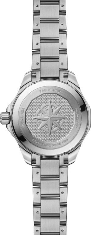 TAG Heuer,Aquaracer 34mm,34mm,Stainless Steel,Pink,Quartz,Day,Solar Charging,WBP1318,WBP1318.BA0005