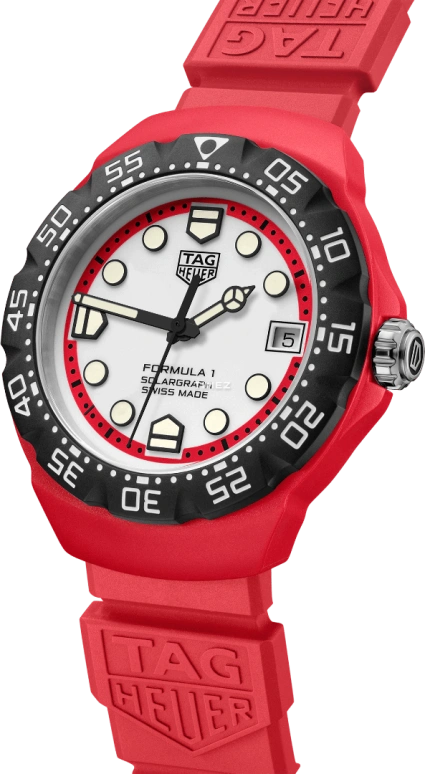 TAG Heuer,Formula 1 38mm,38mm,Plastic,White,Quartz,Day,Solar Charging,WBY1161,WBY1161.FT8086