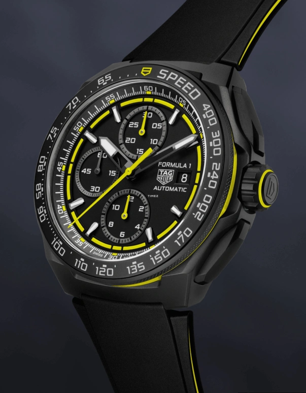 TAG Heuer,Formula 1 44mm,44mm,Titanium,Black,Automatic,Chronograph,Day,CBZ2086,CBZ2086.FT8098