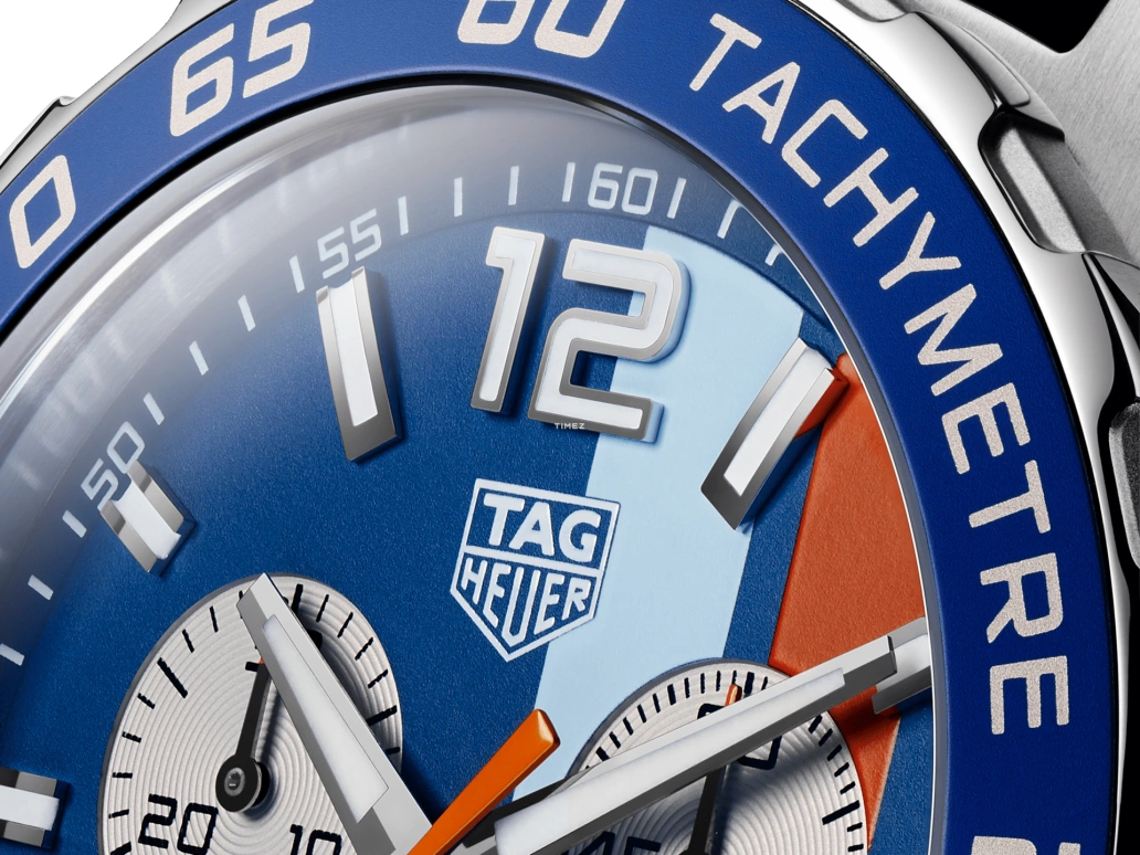 TAG Heuer,Formula 1 43mm,43mm,Stainless Steel,Blue,Quartz,Chronograph,Day,CAZ101N,CAZ101N.BA0842
