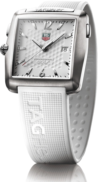 TAG Heuer,Golf 37.80mm,37.80mm,Stainless Steel,White,Quartz,26280hours,Sapphire,Crystal Glass,WAE1112,WAE1112.FT6008