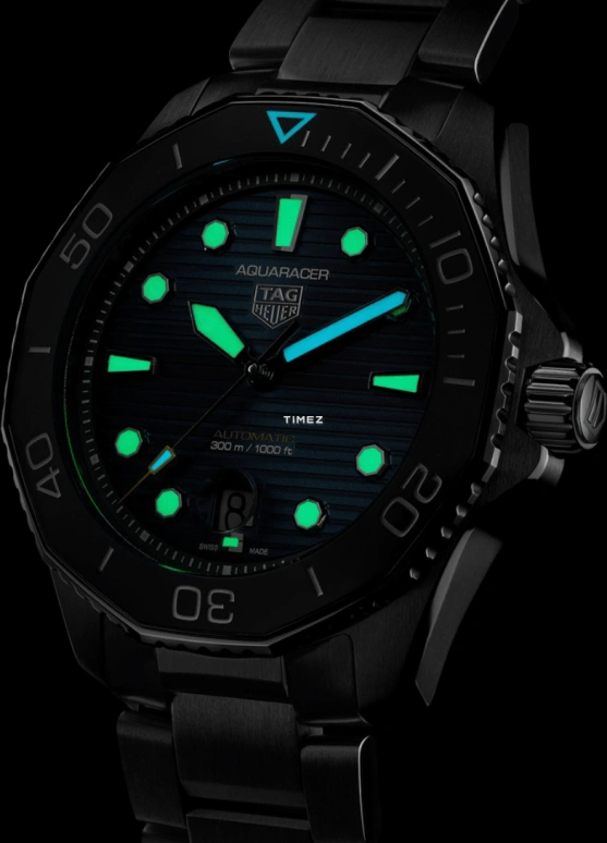 TAG Heuer,Aquaracer 43mm,43mm,Ceramic,Stainless Steel,Blue,Automatic,Chronograph,Day,WBP201E,WBP201E.BA0632