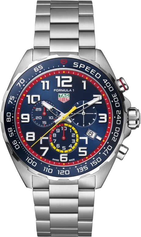TAG Heuer,Formula 1 43mm,43mm,Stainless Steel,Blue,Quartz,Chronograph,Date,CAZ101AL,CAZ101AL.BA0842