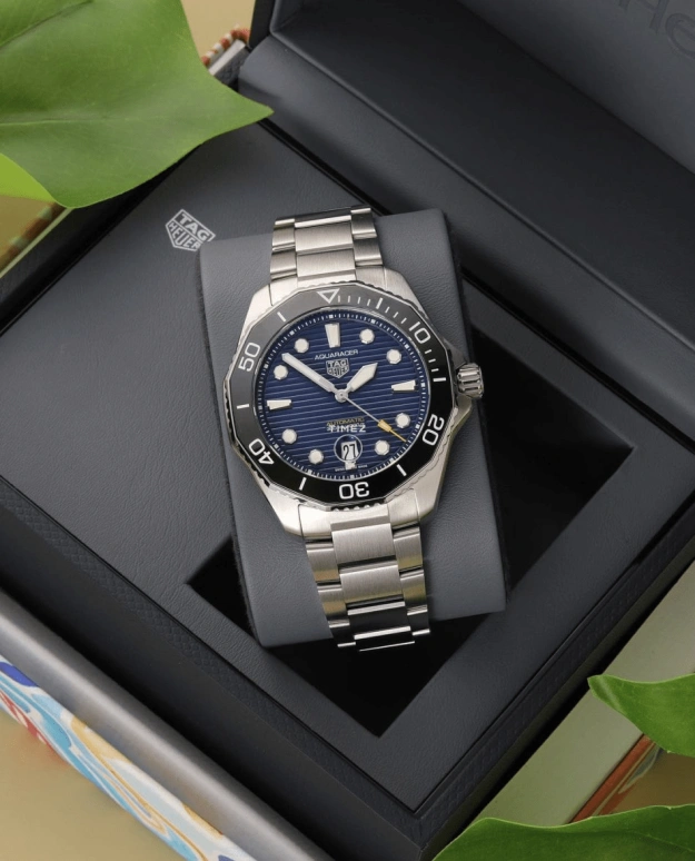 TAG Heuer,Aquaracer 43mm,43mm,Ceramic,Stainless Steel,Blue,Automatic,Chronograph,Day,WBP201E,WBP201E.BA0632