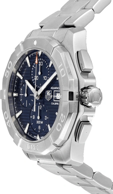 TAG Heuer,Aquaracer 43mm,43mm,Stainless Steel,Blue,Automatic,Chronograph,Day,CAY2112,CAY2112.BA0923