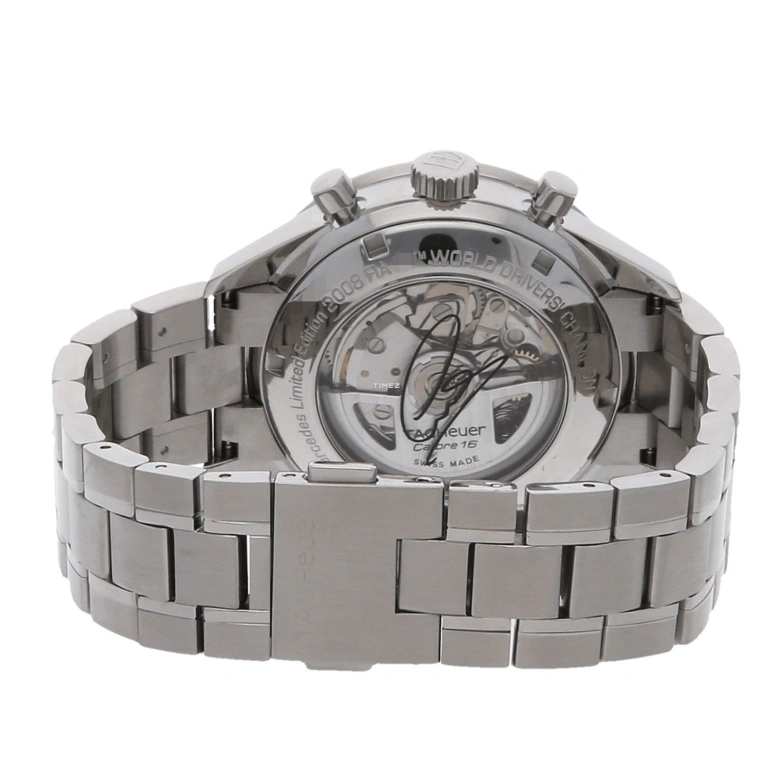 TAG Heuer,Carrera 41mm,41mm,Stainless Steel,Smoky Coal,Automatic,Chronograph,Day,CV201M,CV201M.BA0794