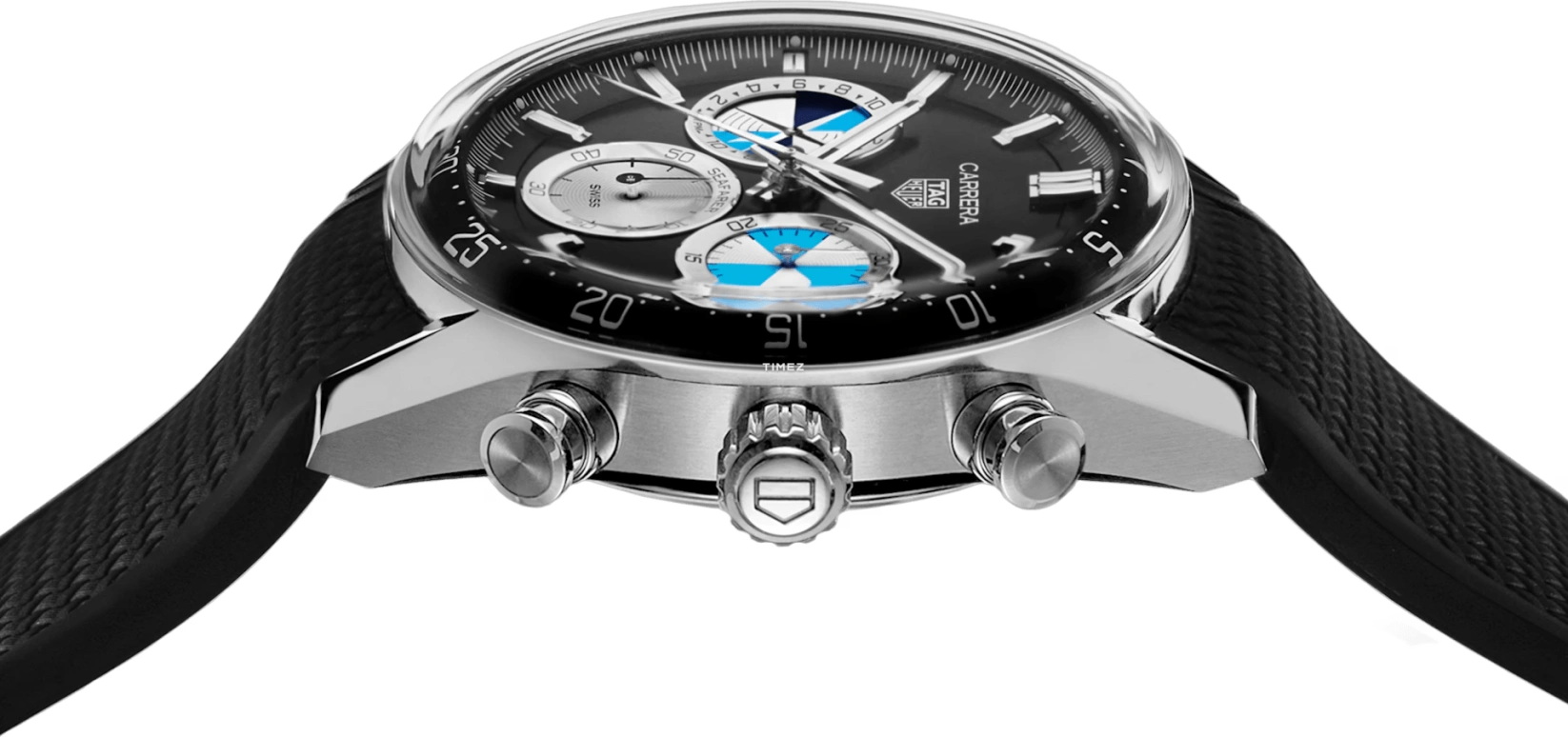 TAG Heuer,Carrera 42mm,42mm,Stainless Steel,Silver,Automatic,Chronograph,Tide,CBS2014,CBS2014.FT6293