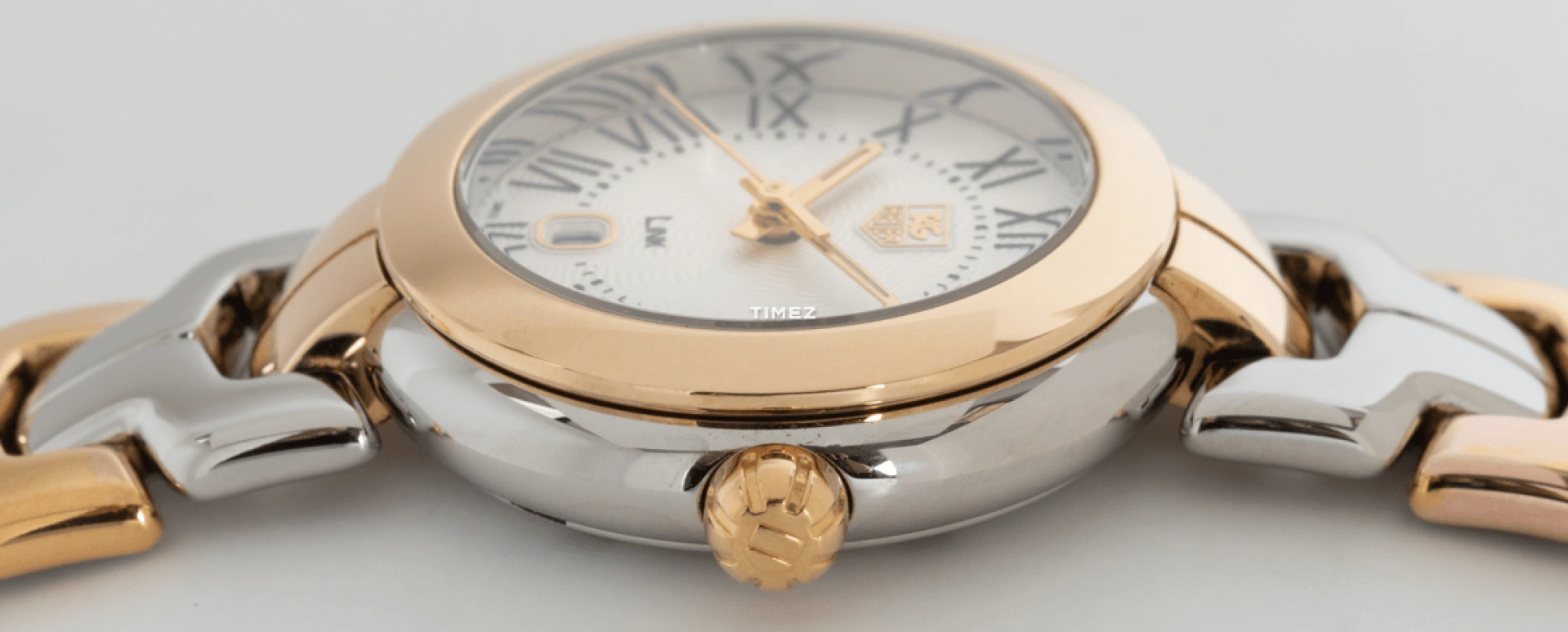 TAG Heuer,Link 29mm,29mm,Stainless Steel,Yellow Gold,Silver White,Automatic,Day,46hours,WAT1452,WAT1452.BB0955