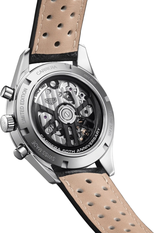 TAG Heuer,Carrera 39mm,39mm,Stainless Steel,Grey,Automatic,Chronograph,80hours,CBK221H,CBK221H.FC8317