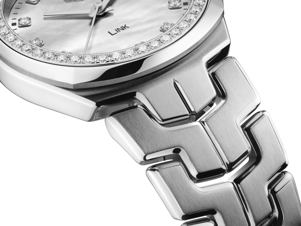 TAG Heuer,Link 32mm,32mm,Stainless Steel,White,Quartz,Date,Sapphire,WBC1316,WBC1316.BA0600