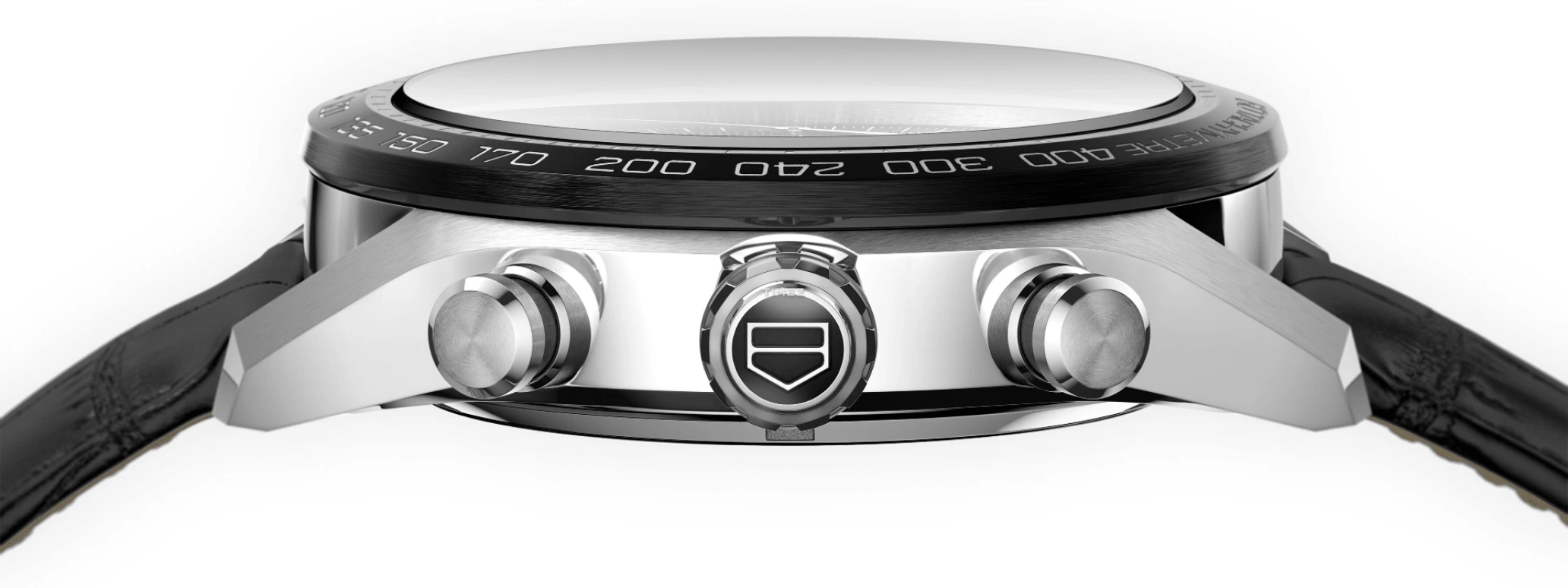 TAG Heuer,Carrera 44mm,44mm,Stainless Steel,Ceramic,Black,Automatic,Chronograph,Day,CBN2A1B,CBN2A1B.FC6481