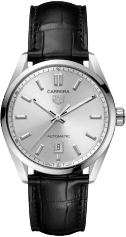 TAG Heuer,Carrera 39mm,39mm,Stainless Steel,Silver,Automatic,Chronograph,Date,WBN2111,WBN2111.FC6505