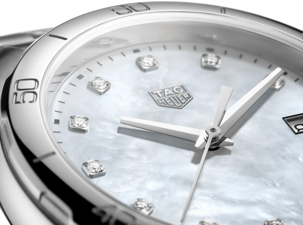 TAG Heuer,Formula 1 35mm,35mm,Stainless Steel,White,Quartz,Day,Sapphire,Crystal Glass,WBJ1319,WBJ1319.BA0666