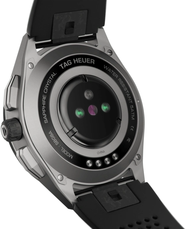 TAG Heuer,Connected Watch 45mm,45mm,Titanium,Ceramic,Multi-Color,Processor,Chronograph,Day,SBG8A81,SBG8A81.BT6222