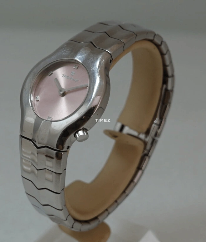 TAG Heuer,Alter Ego 25mm,25mm,Stainless Steel,Pink Red,Quartz,Sapphire,Round,WAA1412,WAA1412.BA0760