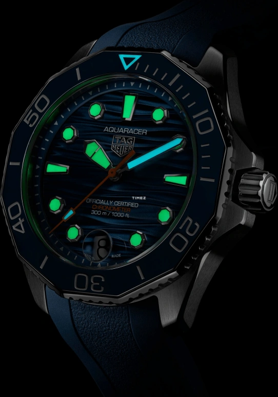 TAG Heuer,Aquaracer 42mm,42mm,Stainless Steel,Blue,Automatic,Day,80hours,WBP5111,WBP5111.FT6259
