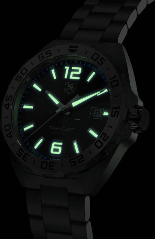 TAG Heuer,Formula 1 41mm,41mm,Stainless Steel,Black,Quartz,Date,Sapphire,WAZ1112,WAZ1112.BA0875