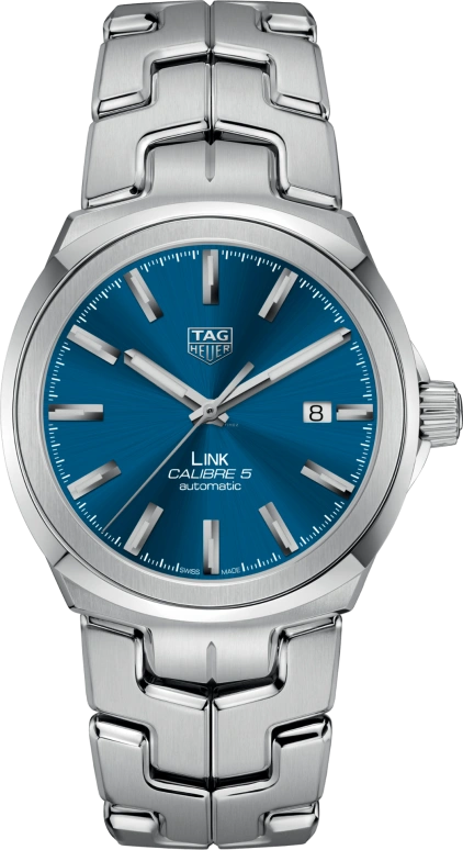 TAG Heuer,Link 41mm,41mm,Stainless Steel,Blue,Automatic,Chronograph,Date,WBC2112,WBC2112.BA0603