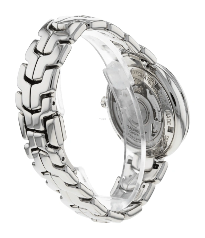 TAG Heuer,Link 34.50mm,34.50mm,Stainless Steel,White,Automatic,Day,46hours,WAT2315,WAT2315.BA0956