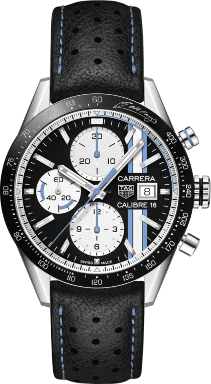 TAG Heuer,Carrera 41mm,41mm,Ceramic,Stainless Steel,Black,Automatic,Chronograph,Date,CV201AT,CV201AT.FC6475