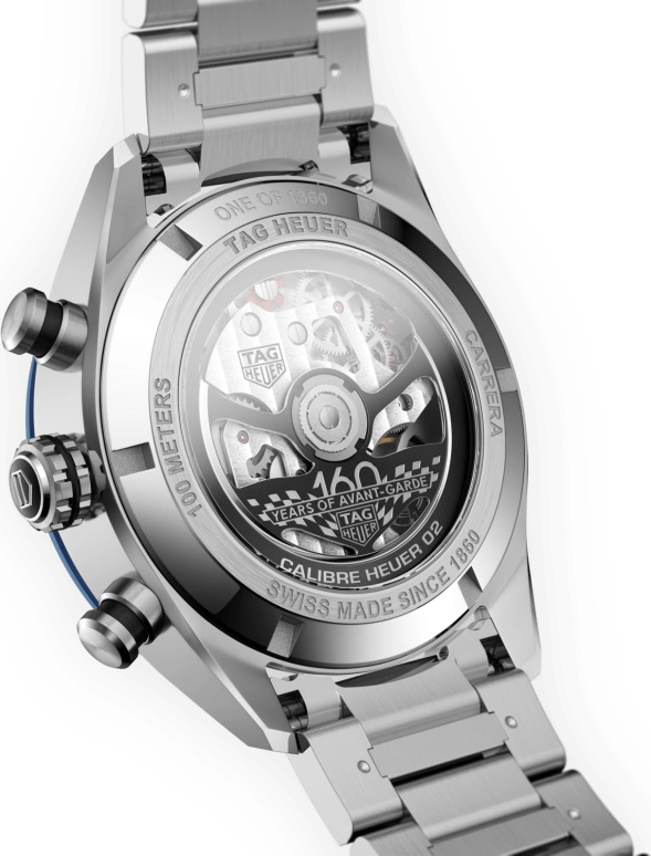 TAG Heuer,Carrera 44mm,44mm,Ceramic,Stainless Steel,Blue,Automatic,Chronograph,Date,Column Wheel,CBN2A1E,CBN2A1E.BA0643