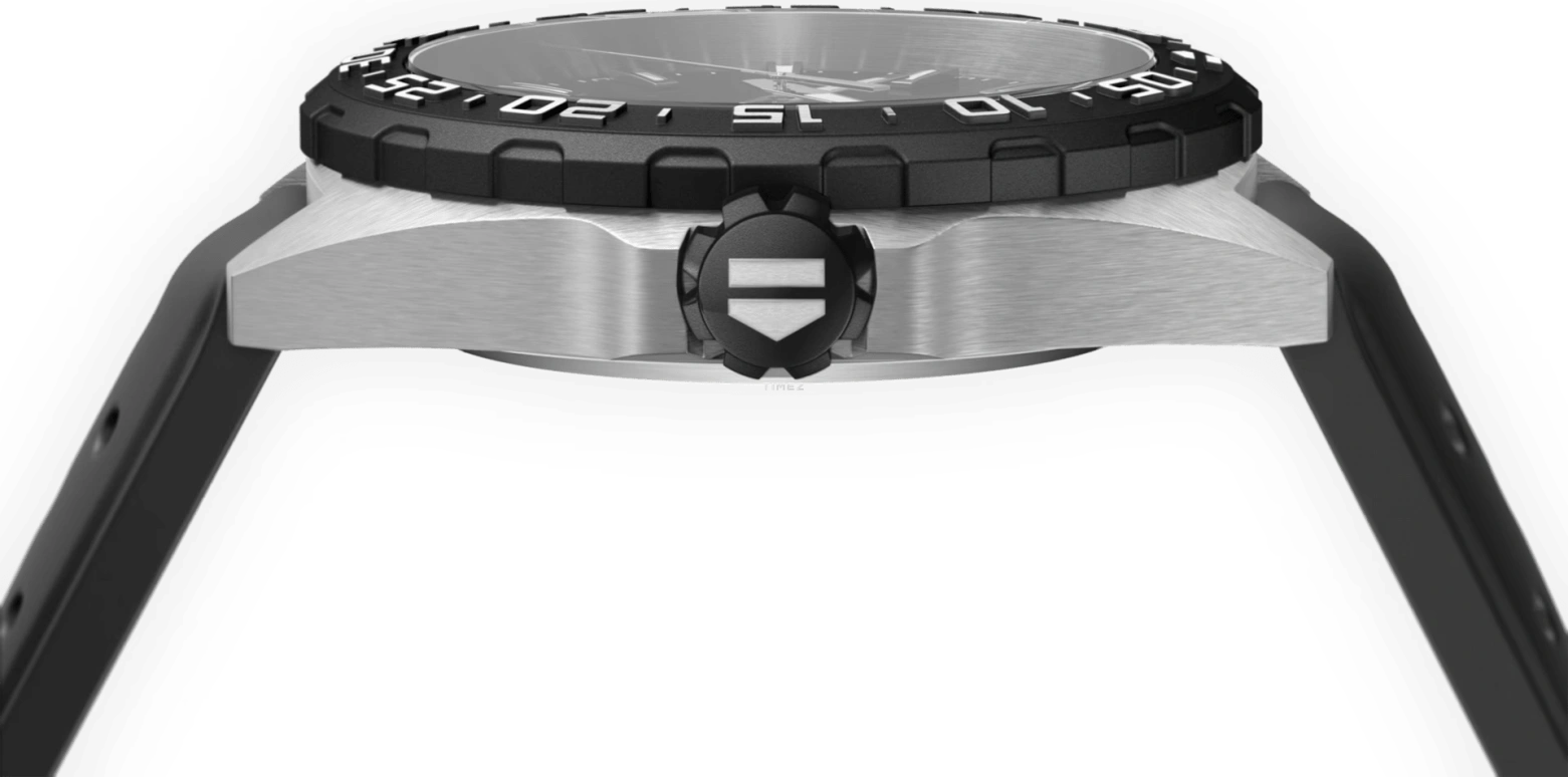 TAG Heuer,Formula 1 41mm,41mm,Stainless Steel,Black,Quartz,Day,Sapphire,WAZ1112,WAZ1112.FT8023