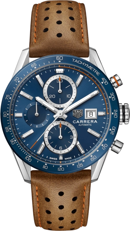TAG Heuer,Carrera 41mm,41mm,Ceramic,Stainless Steel,Blue,Automatic,Chronograph,Date,CBM2112,CBM2112.FC6455