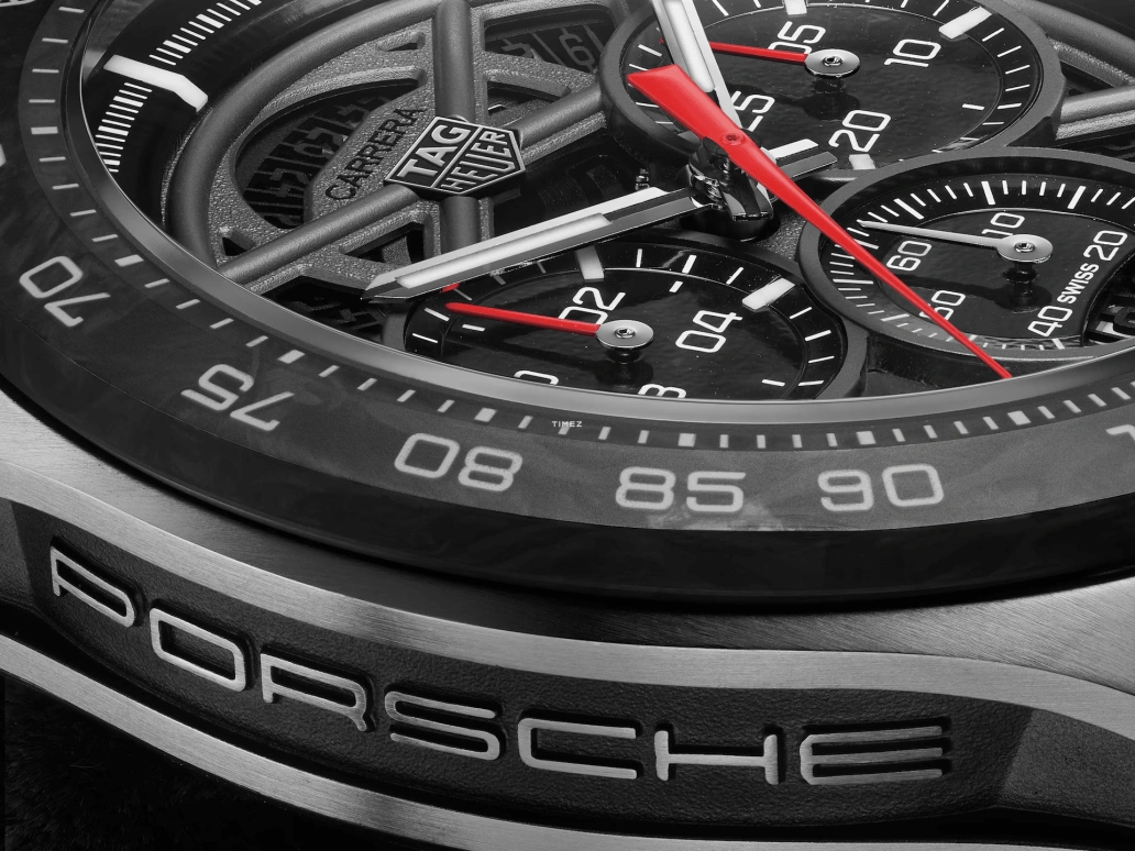 TAG Heuer,Carrera 44mm,44mm,Stainless Steel,Black,Skeleton,Automatic,Chronograph,Day,CBU2010,CBU2010.FT6267