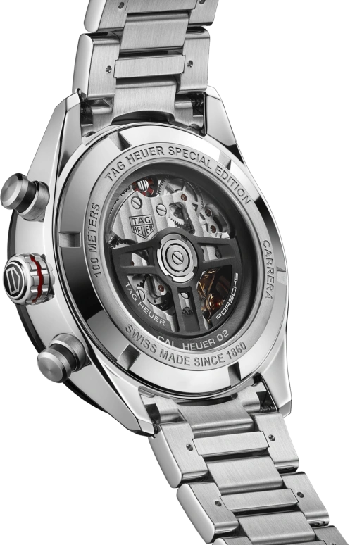 TAG Heuer,Carrera 44mm,44mm,Ceramic,Stainless Steel,Grey,Automatic,Chronograph,Date,Column Wheel,CBN2A1F,CBN2A1F.BA0643