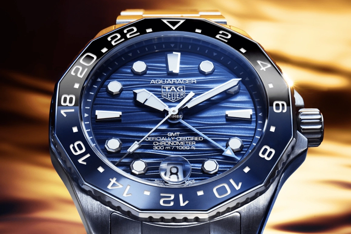 TAG Heuer,Aquaracer 42mm,42mm,Stainless Steel,Blue,Automatic,Day,Dule Time,WBP5114,WBP5114.FT6259