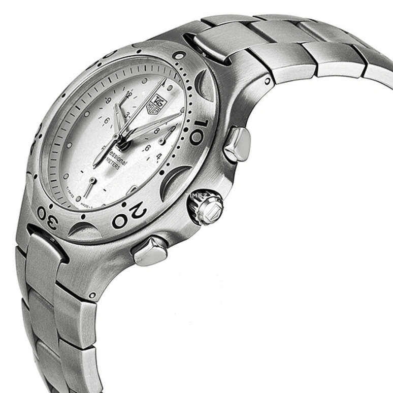TAG Heuer,Kirium 39mm,39mm,Stainless Steel,White,Quartz,Chronograph,Day,CL1111,CL1111.BA0700