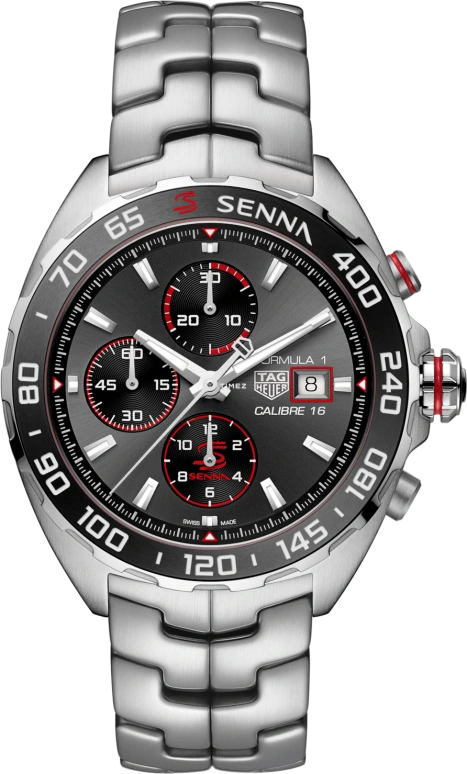 TAG Heuer,Formula 1 44mm,44mm,Stainless Steel,Grey,Automatic,Chronograph,Day,CAZ201D,CAZ201D.BA0633