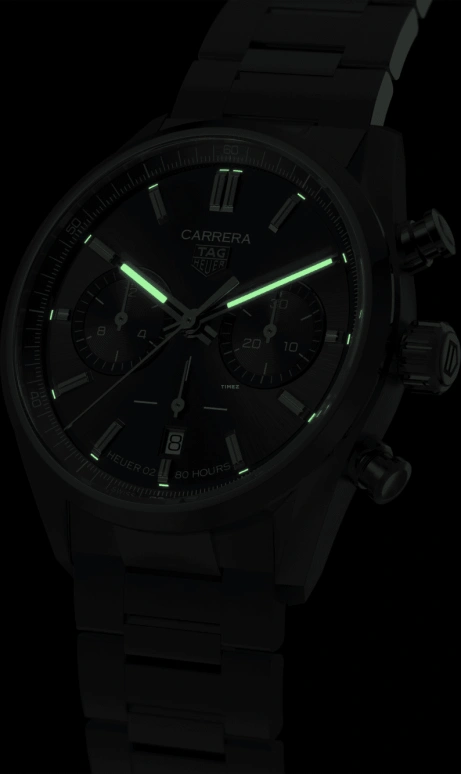 TAG Heuer,Carrera 42mm,42mm,Stainless Steel,Blue,Automatic,Chronograph,Date,Column Wheel,CBN2011,CBN2011.BA0642